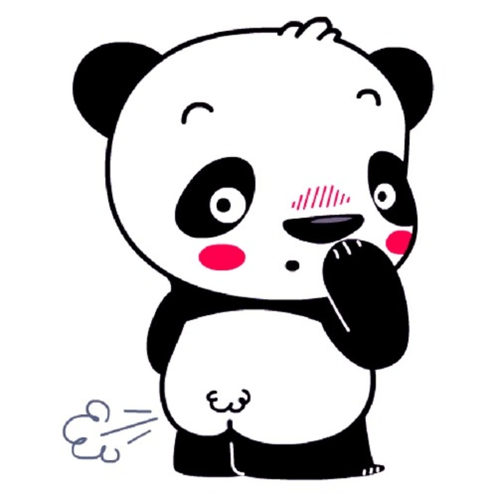 Faux Fashion Panda Fart Tattoo